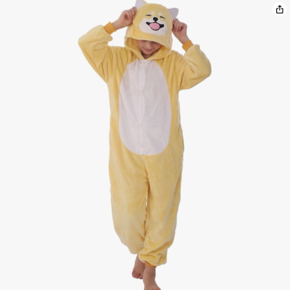 Shiba Inu Costume Onesie for Kids